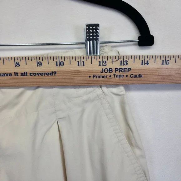 Christian Dior Actifs Pants Women 6 Beige Tapered Pleated High Waisted Old Money - Picture 4 of 16